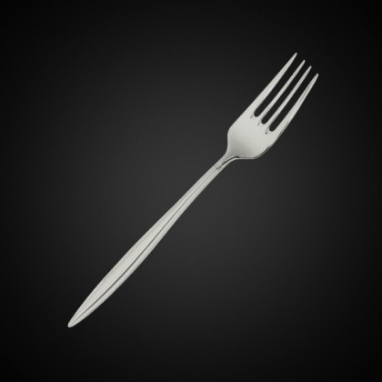 Китай (Столовые приборы) Вилка столовая Милан 18/10  3,5 мм 20,5 см. /1/12/300/
