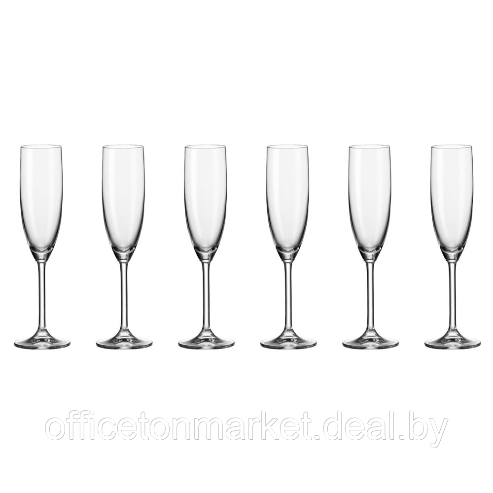 Набор бокалов для шампанского «Daily», 200 мл, 6 шт/упак - фото 5 - id-p178534744