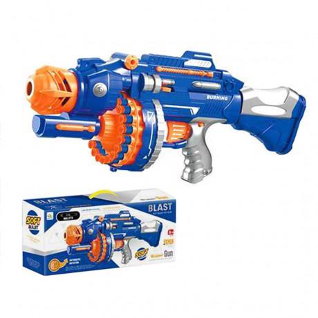 Автомат, Бластер 9929 + 40 пуль Blaze Storm детское оружие, с прицелом, мягкие пули, типа Nerf (Нерф)