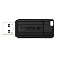 Карта памяти USB Flash "PinStripe Store 'n' Go", 64 гб, usb 2.0, черный