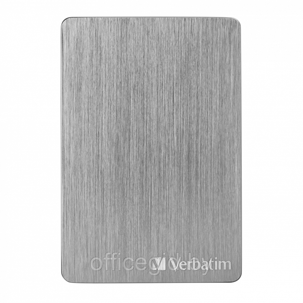 Внешний жесткий диск Verbatim "Store 'n' Go Alu Slim GEN1", 2 tb, usb 3.2, серый