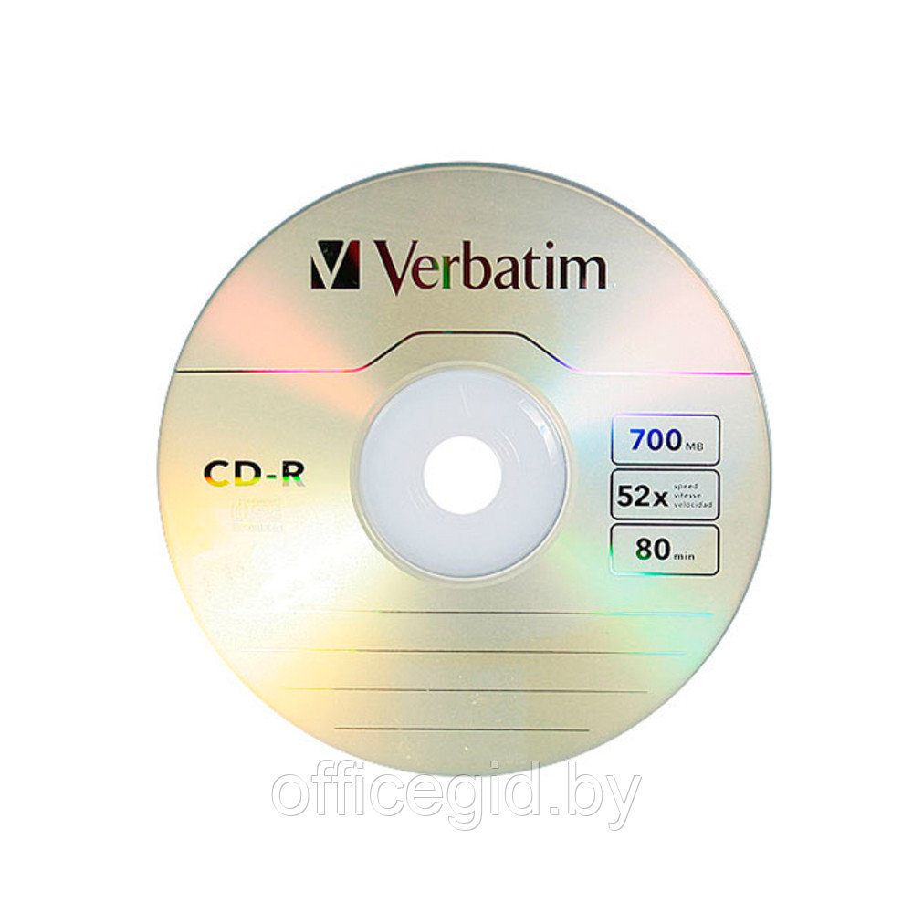 Диск CD-R 700 Мб 52х Extra Protection Verbatim - фото 1 - id-p188886586