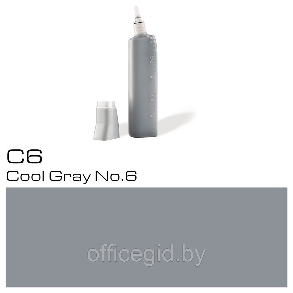 Чернила для заправки маркеров "Copic", C-6 холодный серый №6 - фото 1 - id-p188884799