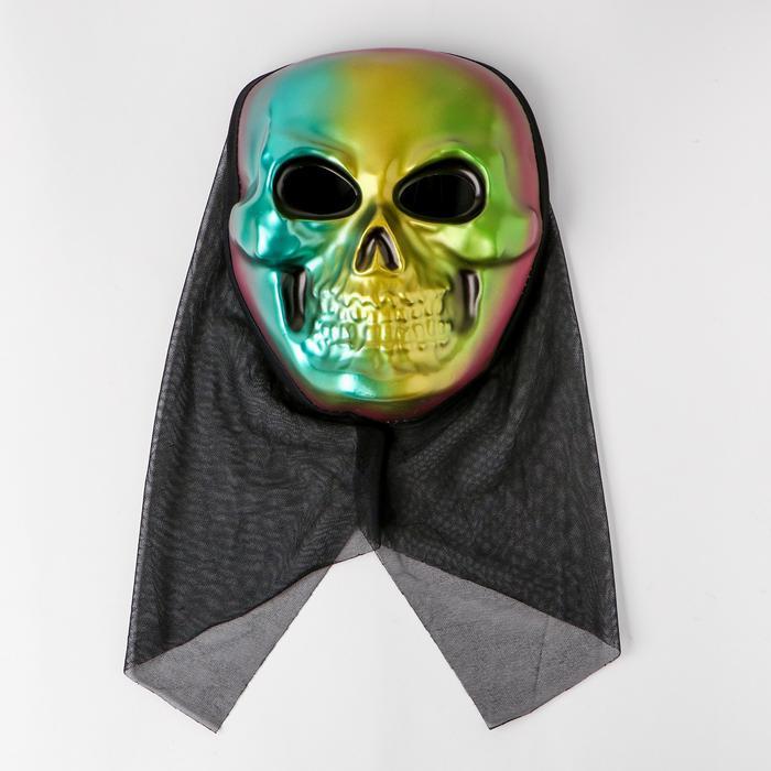 Карнавальная маска на Хэллоуин «Череп» - фото 1 - id-p188888175