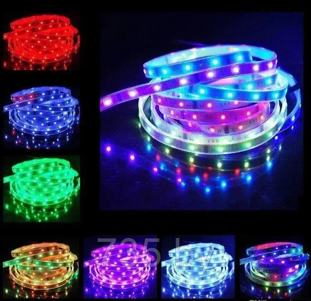 Светодиодная лента RGB LED STRIP, 5 м - фото 6 - id-p188889604