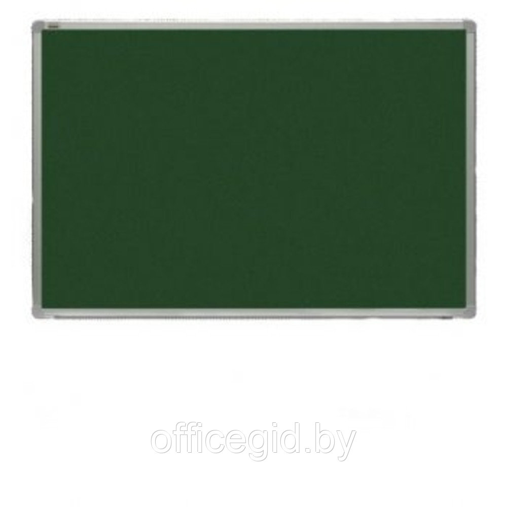 Магнитная доска зеленая в алюминиевой рамке, 90x120 см - фото 1 - id-p188887596