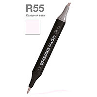 Маркер перманентный двусторонний "Sketchmarker Brush", R55 сахарная вата