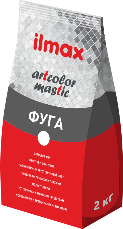Фуга для швов эластичная ilmax artcolor mastic 08 графит 2 кг. - фото 1 - id-p188890549