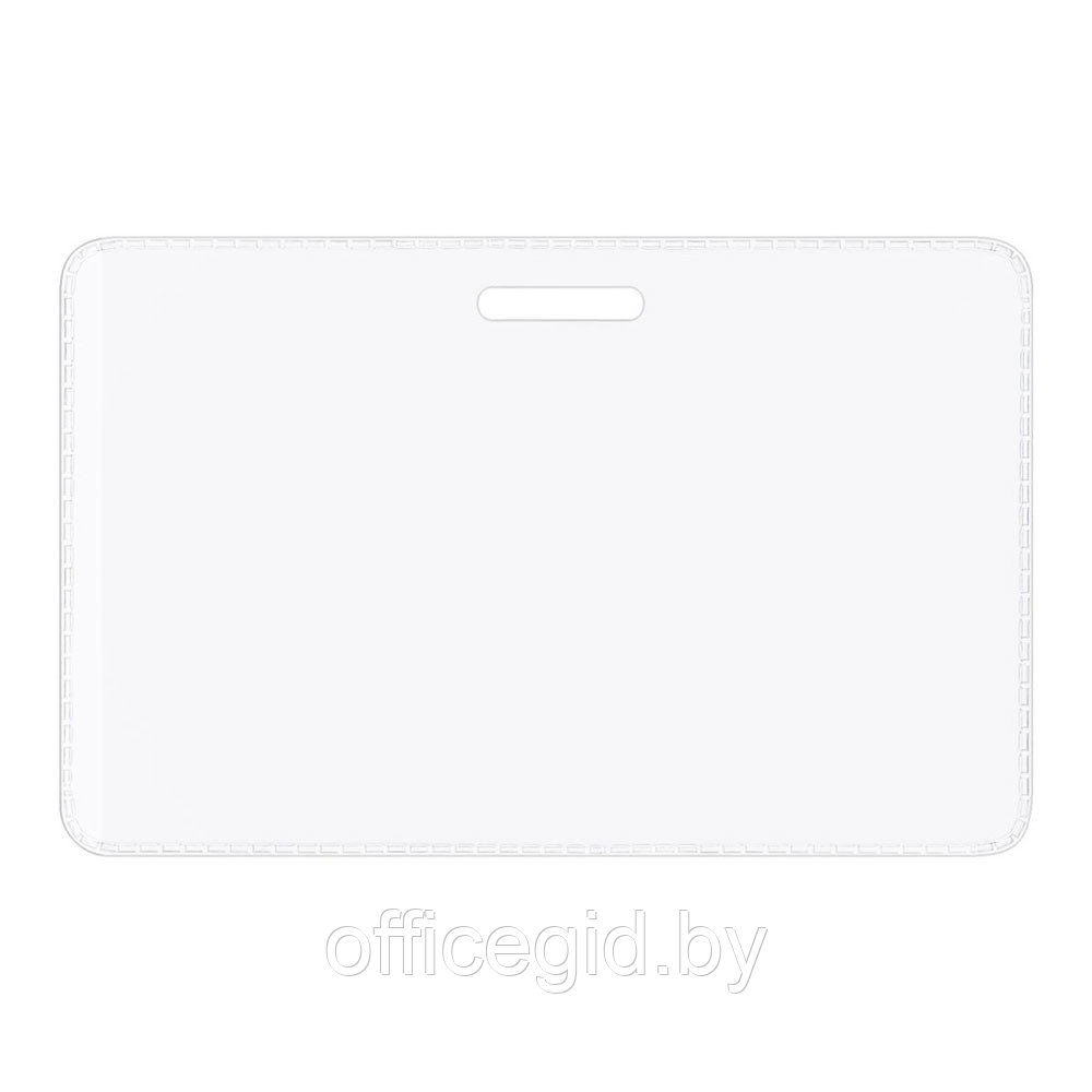 Бейдж тип PLM, 60x92 мм, прозрачный