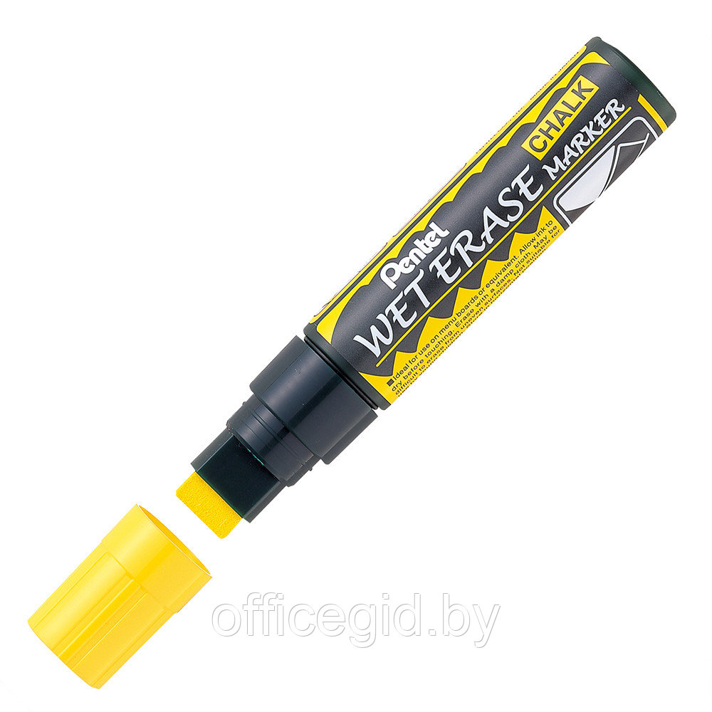 Маркер меловой "Wet erase", желтый - фото 1 - id-p188888471
