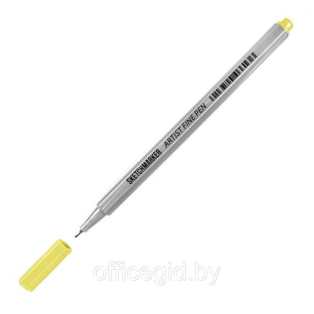 Ручка капиллярная "Sketchmarker", 0.4 мм, лимонный - фото 1 - id-p188884937