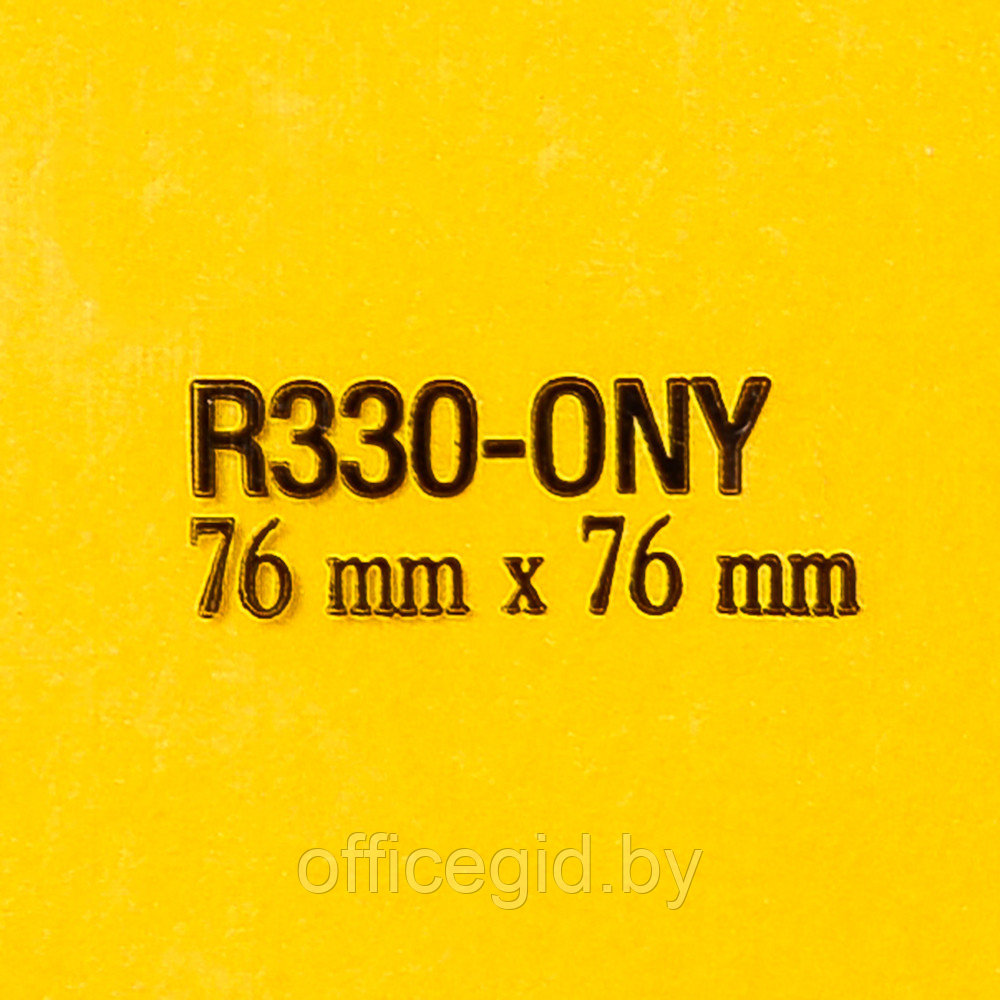 Бумага для заметок на клейкой основе "Post-it Optima" Z-образные, 76x76 мм, 100 листов, желтый неон - фото 3 - id-p188891292