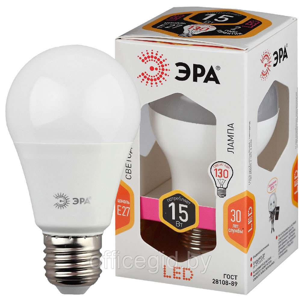 Лампа светодиодная ЭРА "LED A-60", груша, 11 Вт, E27 - фото 2 - id-p188886806