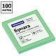 Бумага для заметок на клейкой основе "OfficeSpace", 76x76 мм, 100 листов, зеленый, фото 2