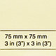 Бумага для записей на клейкой основе "Kores", 75x75 мм, 100 листов, желтый, фото 2