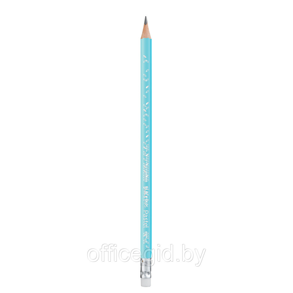 Набор карандашей простых "Pastel", HB, с ластиком, блистер - фото 2 - id-p188888614