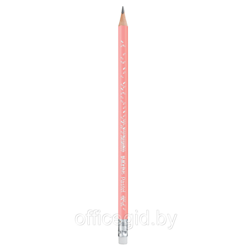 Набор карандашей простых "Pastel", HB, с ластиком, блистер - фото 4 - id-p188888614