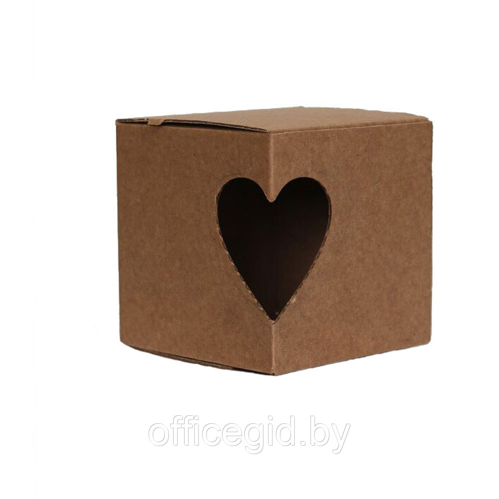 Коробка подарочная с окном "Т-22Е СР", 100x100x100 мм, коричневый - фото 1 - id-p188890448