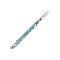 Ручка гелевая "Gelly Roll Stardust", 0.5 мм, прозрачный, стерж. голубой