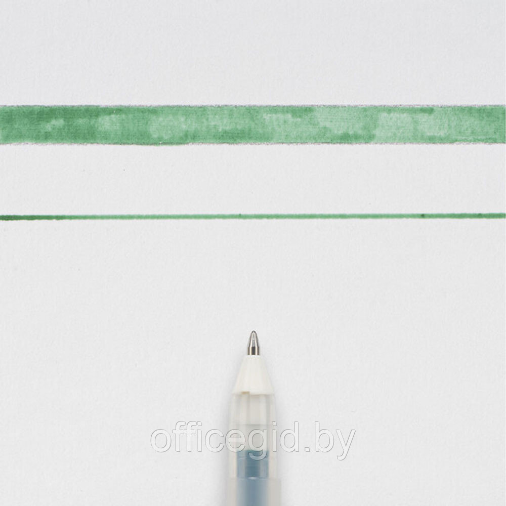 Ручка гелевая "Gelly Roll Glaze", 0.6 мм, прозрачный, стерж. травяной - фото 2 - id-p188885044
