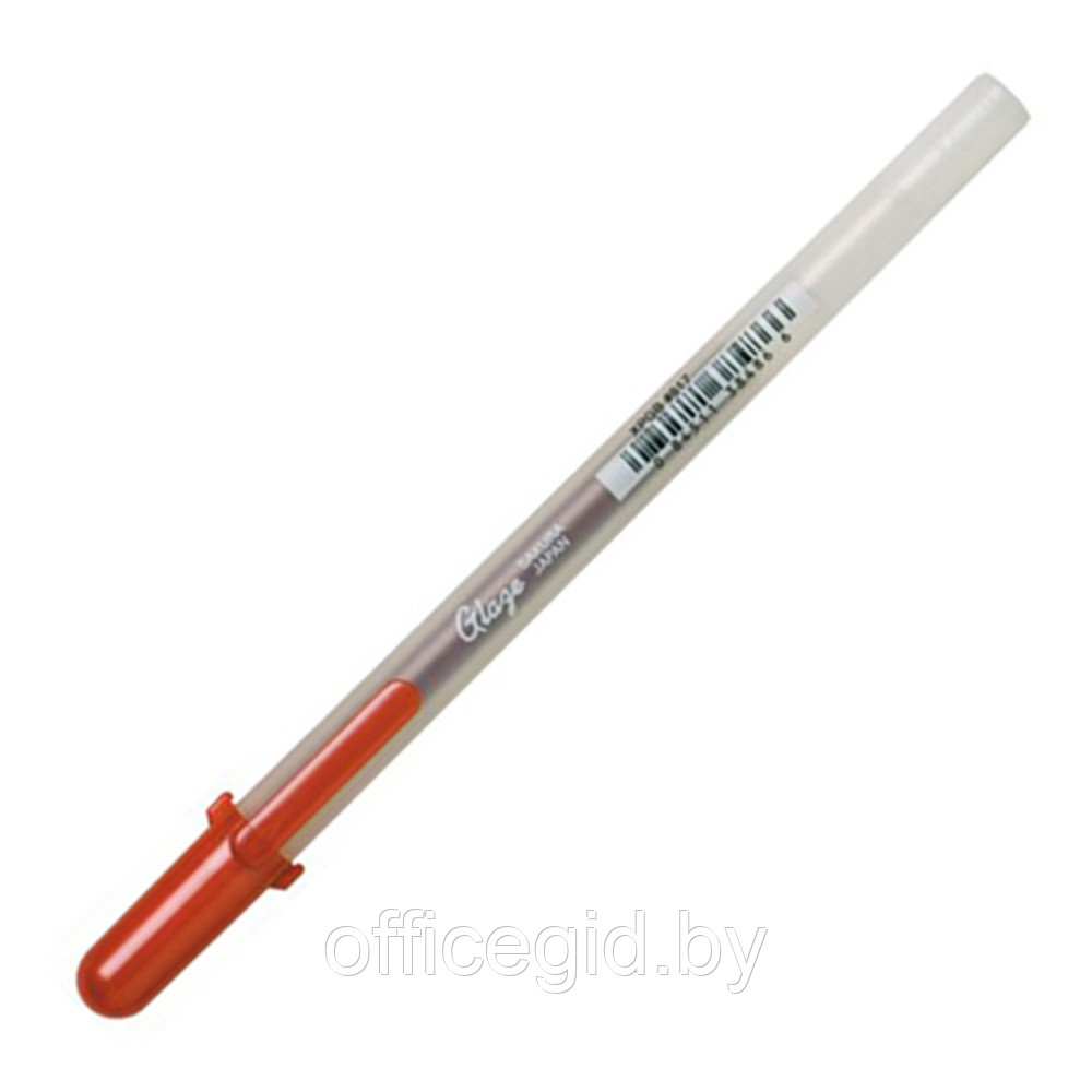 Ручка гелевая "Gelly Roll Glaze", 0.6 мм, прозрачный, стерж. коричневый - фото 1 - id-p188885045