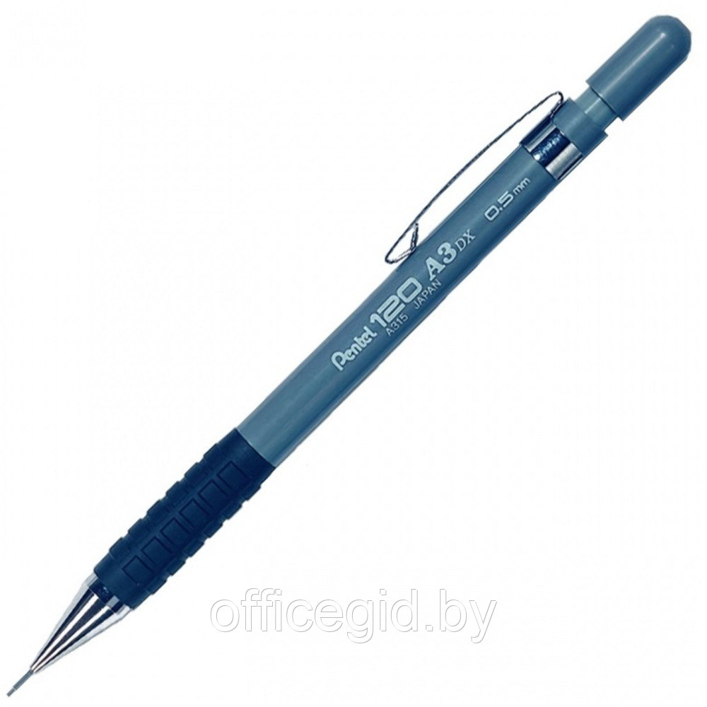 Карандаш автоматический "Pentel 120 A3", 0.5 мм, c ластиком - фото 1 - id-p188888652