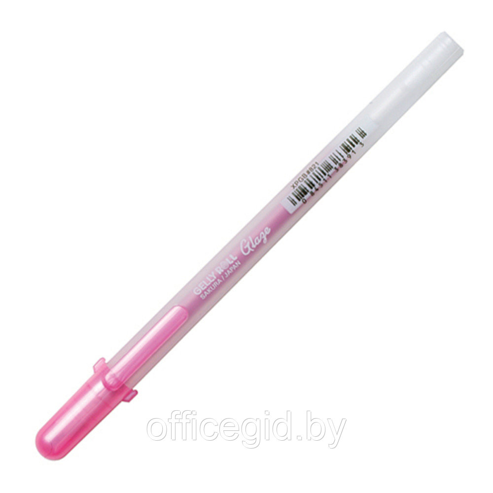Ручка гелевая "Gelly Roll Glaze", 0.6 мм, прозрачный, стерж. розовый - фото 1 - id-p188885070