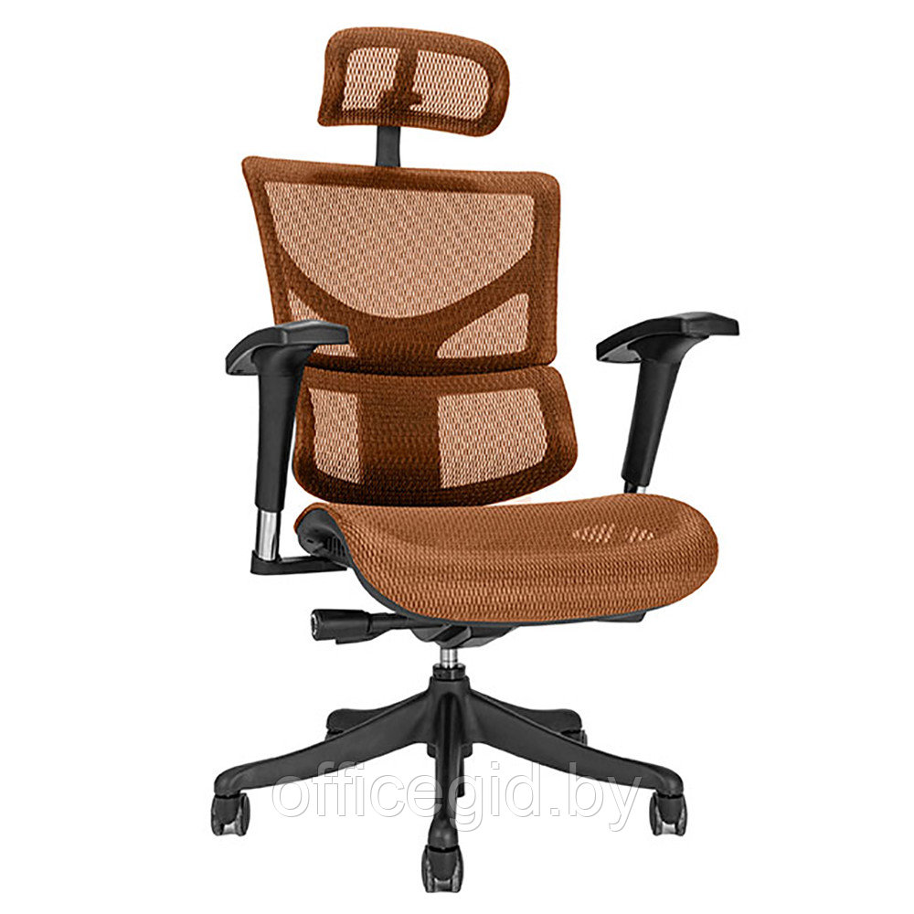 Кресло для руководителя "Ergostyle Sail", оранжевый - фото 1 - id-p188893236