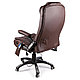 Кресло для руководителя Calviano "Veroni 53" вибромассажное, экокожа, коричневый, фото 2
