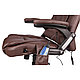 Кресло для руководителя Calviano "Veroni 53" вибромассажное, экокожа, коричневый, фото 7