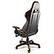 Кресло игровое Calviano "MUSTANG", экокожа, черный, оранжевый, фото 3