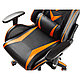 Кресло игровое Calviano "MUSTANG", экокожа, черный, оранжевый, фото 7