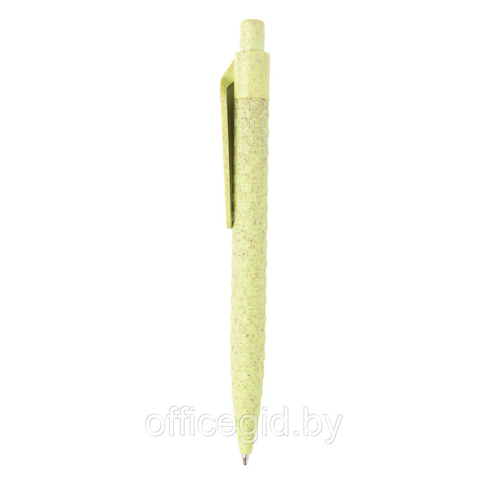 Ручка шариковая автоматическая "Wheat Straw", 1.0 мм, светло-зеленый, стерж. синий - фото 2 - id-p188888677