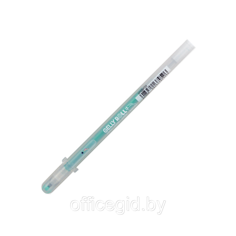 Ручка гелевая "Gelly Roll Stardust", 0.5 мм, прозрачный, стерж. зеленый - фото 1 - id-p188885094