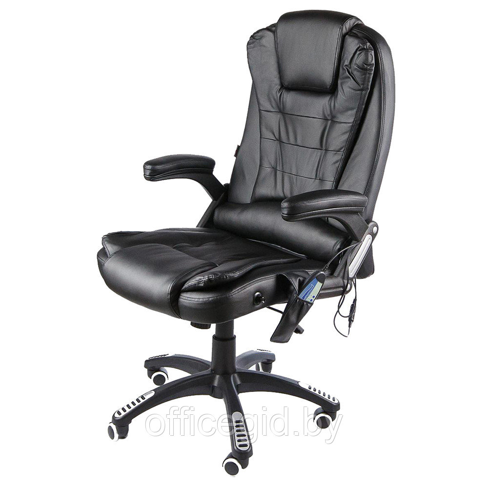 Кресло для руководителя Calviano "Veroni 54" вибромассажное, экокожа, черный - фото 1 - id-p188893260