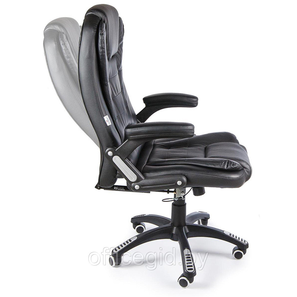 Кресло для руководителя Calviano "Veroni 54" вибромассажное, экокожа, черный - фото 4 - id-p188893260
