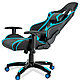 Кресло игровое Calviano "MUSTANG", экокожа, голубой, черный, фото 5