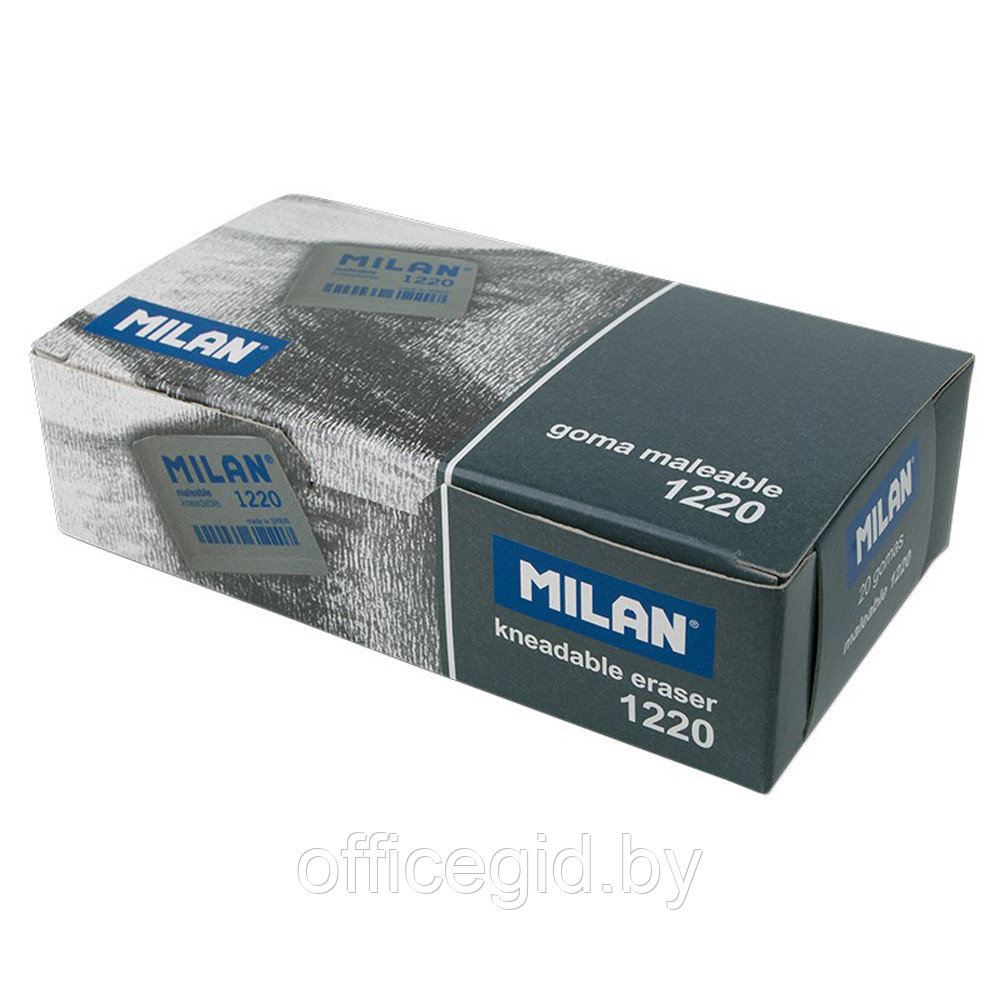 Ластик-клячка Milan "1220", 1 шт, серый - фото 4 - id-p188889587