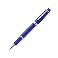 Ручка перьевая "Cross Bailey Light", M, синий, серебристый, патрон черный