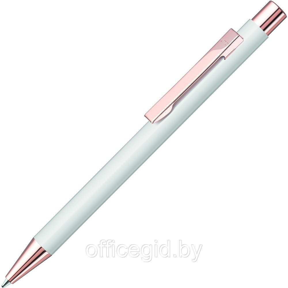 Ручка шариковая автоматическая "Straight Ro Go", 1.0 мм, белый, золотистый, стерж. синий