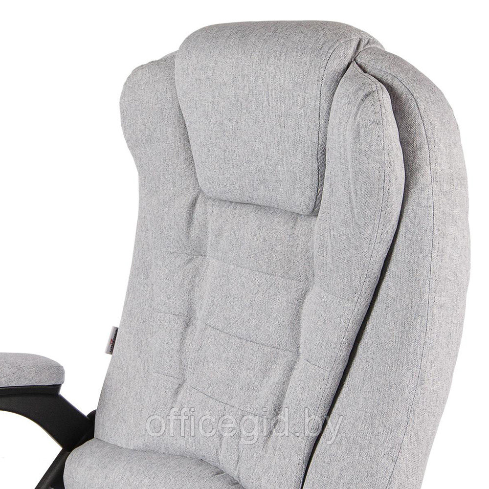 Кресло для руководителя Calviano "Veroni 52" вибромассажное, ткань, серый - фото 5 - id-p188893275
