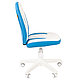 Кресло для детей "Chairman Kids 122", экопремиум, белый, голубой, фото 3