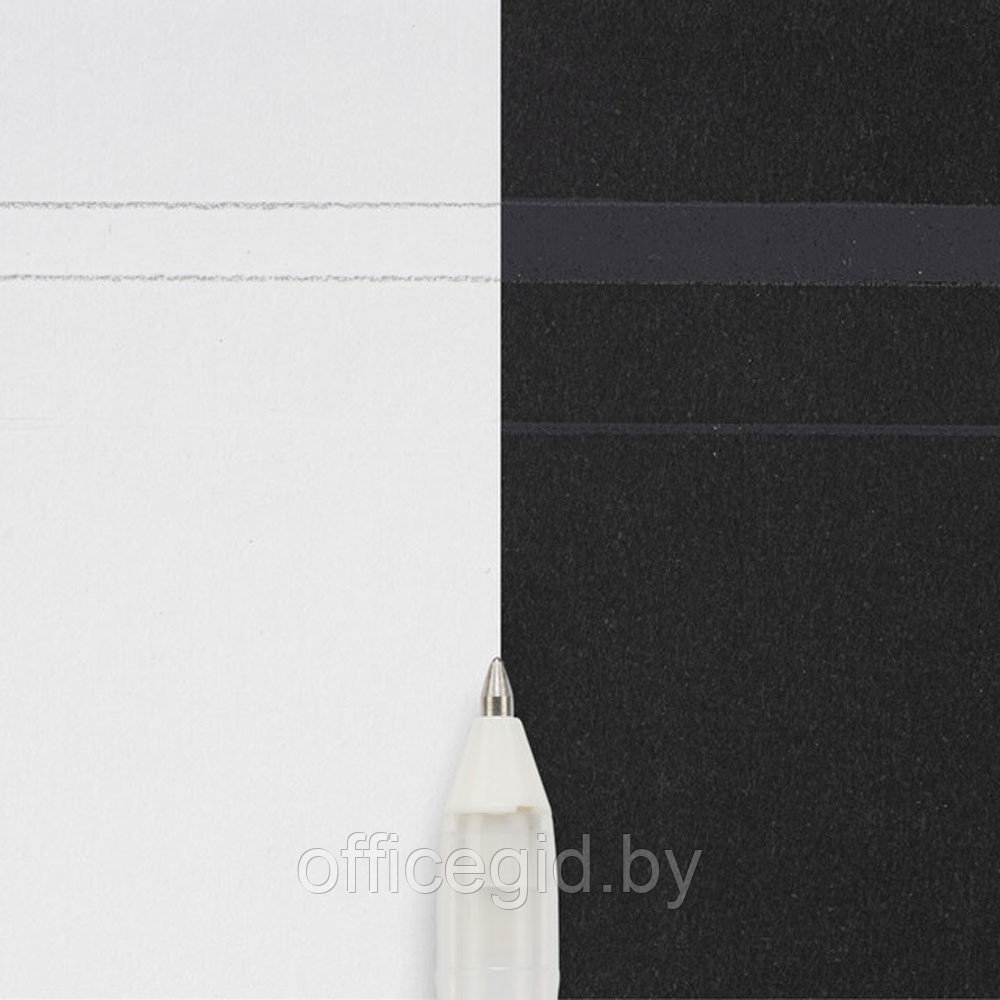Ручка гелевая "Gelly Roll Glaze", 0.6 мм, прозрачный, стерж. прозрачный - фото 2 - id-p188885117