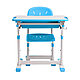 Комплект растущей мебели "CUBBY Sorpresa Blue": парта + стул, голубой, фото 4