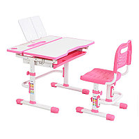 Комплект растущей мебели "CUBBY Botero Pink": парта + стул, розовый