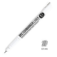 Ручка капиллярная "Sketchmarker", 0.1 мм, черный