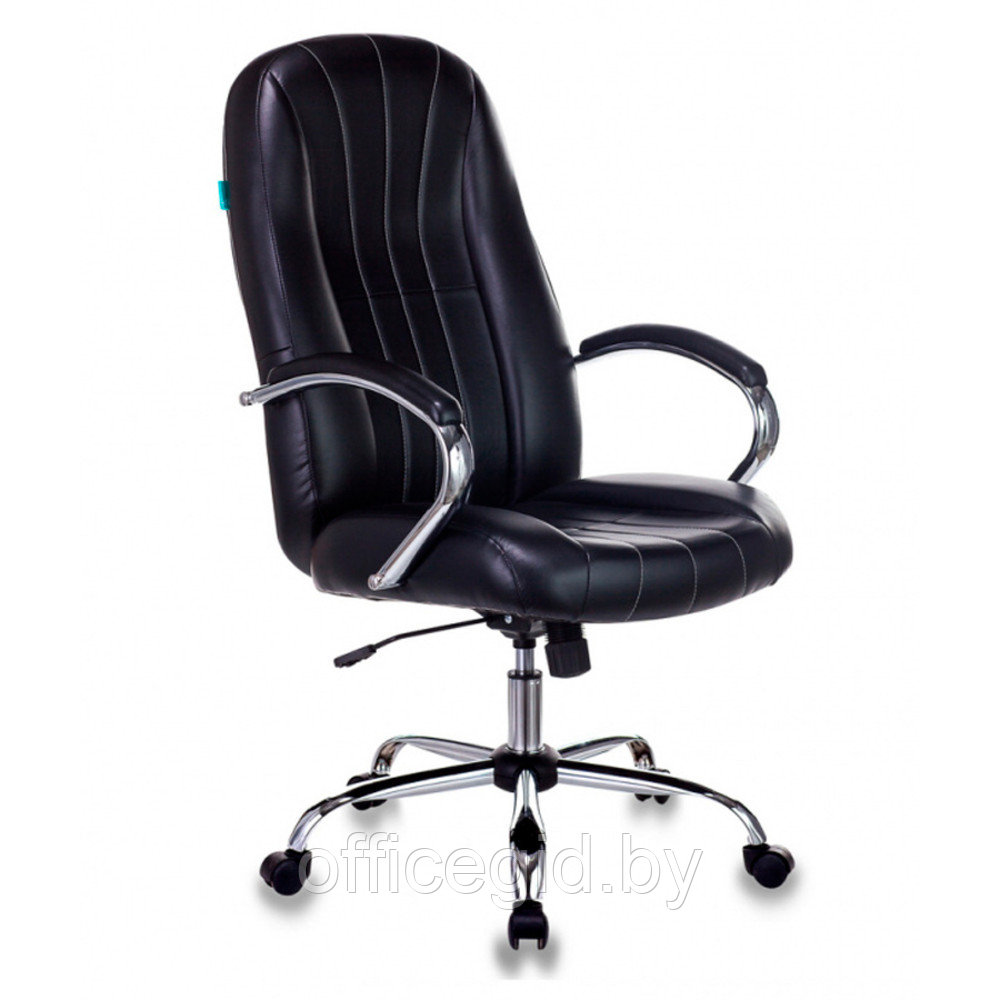 Кресло для руководителя Бюрократ T-898SL черный Leather Venge Black, эко.кожа, металл - фото 1 - id-p188893303