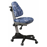 Кресло "Бюрократ KD-2", ткань, пластик, синий
