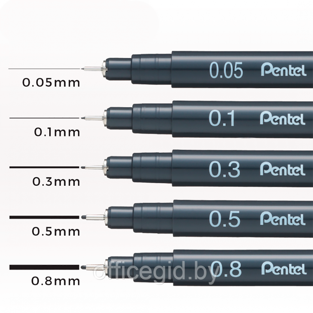 Ручка капиллярная "Pointliner", 0.05 мм, черный - фото 2 - id-p188885139
