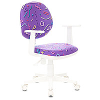 Кресло детское Бюрократ CH-W356AXSN, ткань, пластик, фиолетовый